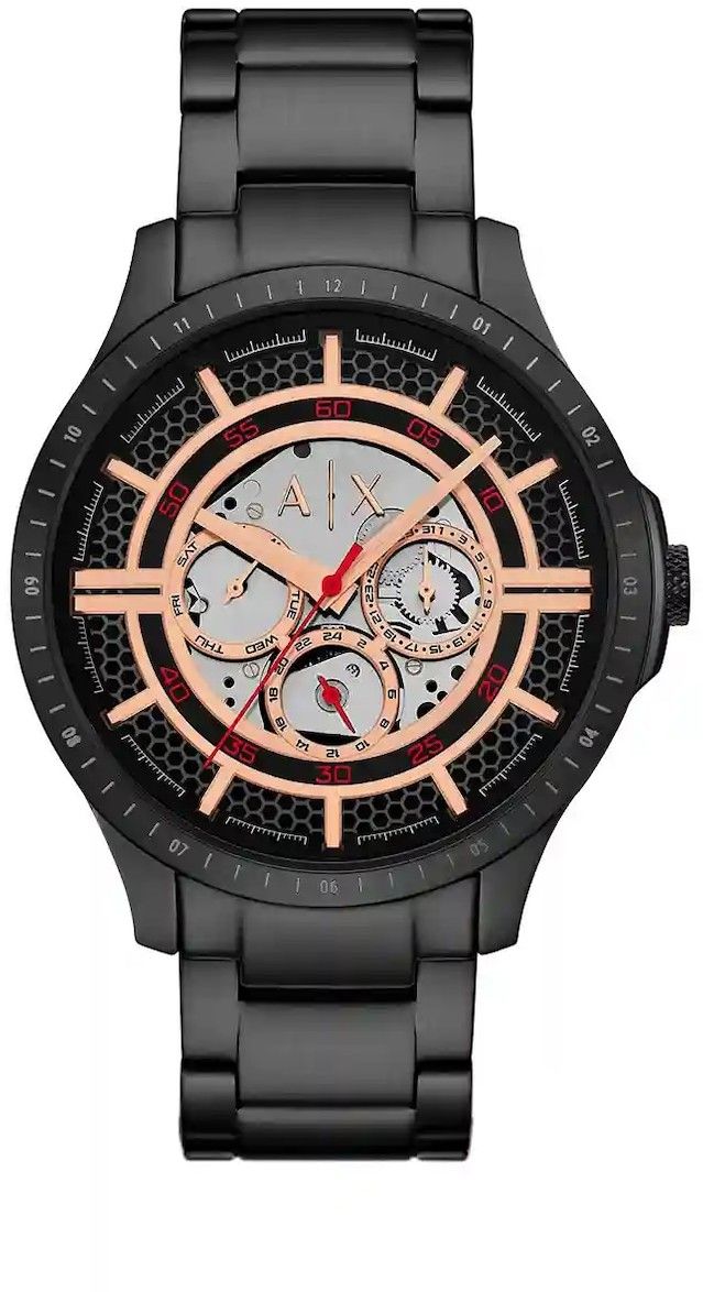 Hodinky Armani Exchange pánske, čierna farba, AX2465