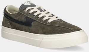 Tenisky Stepney Workers Club DELLOW S-STRIKE CUP SUEDE zelená farba, YA25605