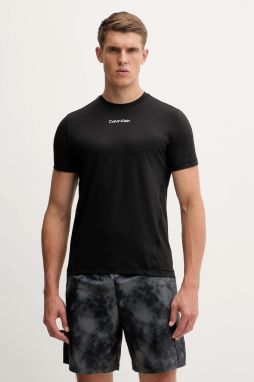 Tréningové tričko Calvin Klein Performance čierna farba, jednofarebné, LVGMF5K101