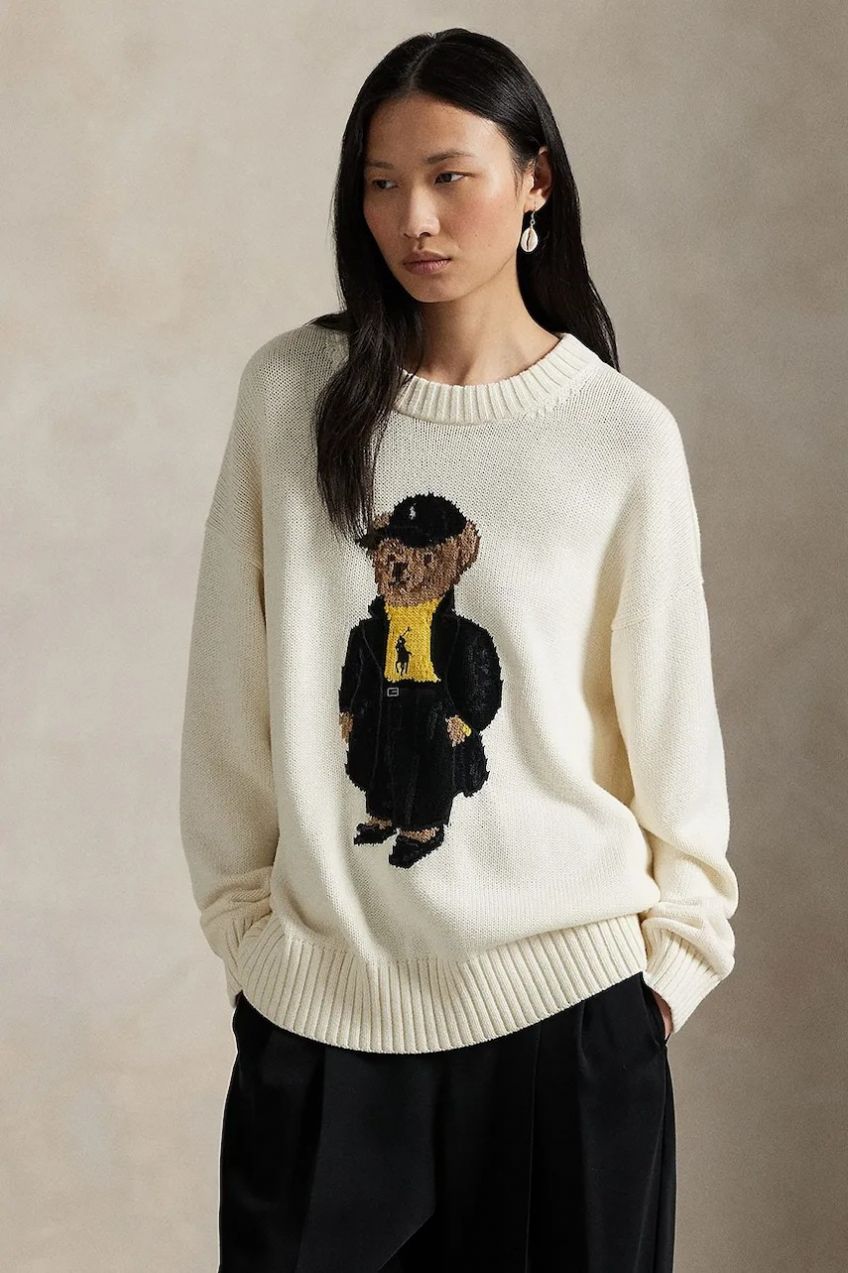 Bavlnený sveter Polo Ralph Lauren béžová farba, 211978310