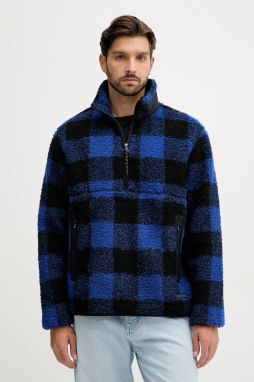Mikina Tommy Hilfiger tmavomodrá farba, vzorovaná, MW0MW40476