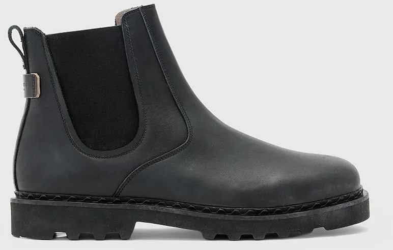 Členkové topánky AllSaints SKIFF CHELSEA BOOT čierna farba, M025FD