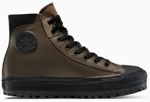 Kožené tenisky Converse Chuck Taylor All Star City Trek Wp hnedá farba, A13274C