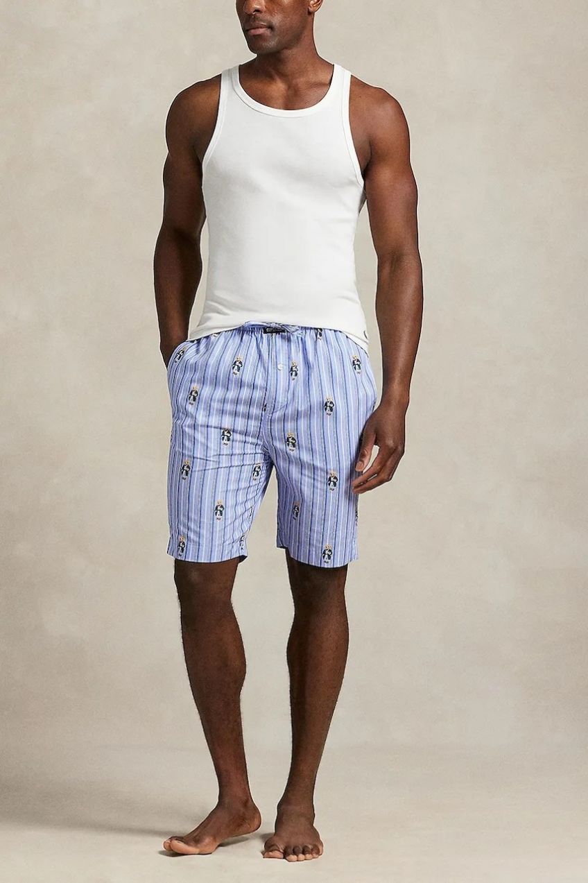 Bavlnené pyžamové šortky Polo Ralph Lauren viac farieb, vzorovaná