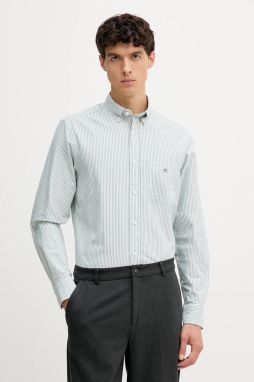 Bavlnená košeľa Gant modrá farba, regular, s golierom button-down, 3000230