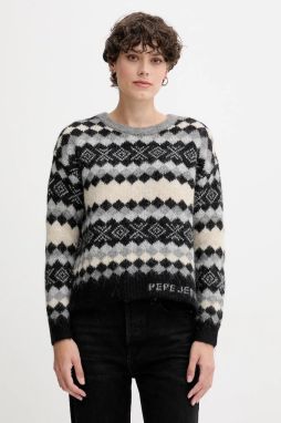 Sveter s prímesou vlny Pepe Jeans viac farieb, teplé, PL7000039