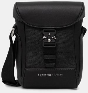 Malá taška Tommy Hilfiger čierna farba, AM0AM13940