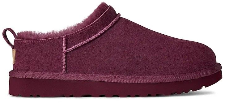 Semišové papuče UGG Classic Micro ružová farba, 1173891.BTMG
