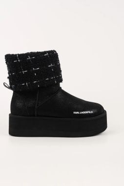 Snehule Karl Lagerfeld THERMO čierna farba, KL48552