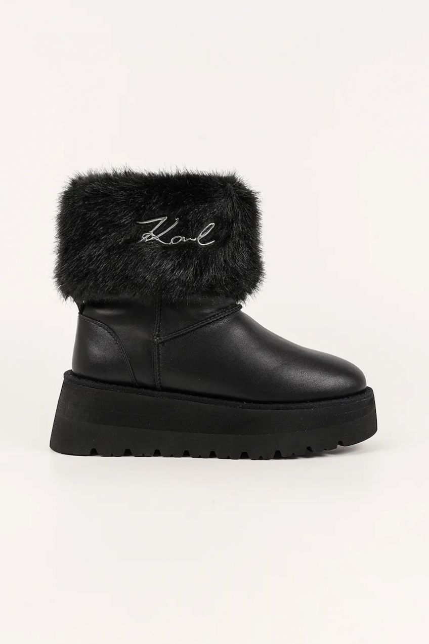 Snehule Karl Lagerfeld SKYLAR čierna farba, KL48655