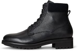 Kožená obuv Polo Ralph Lauren Bryson Md Fd Boots čierna farba, 812974121001
