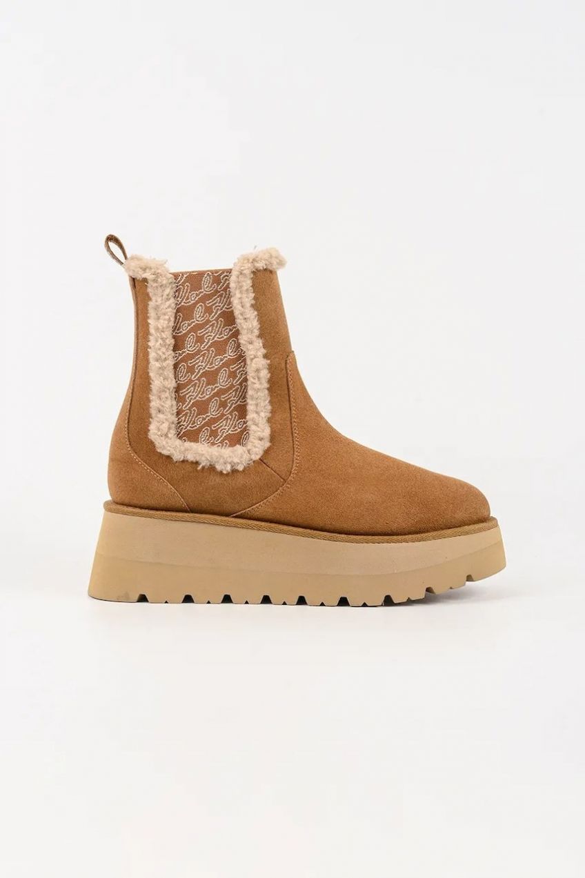 Snehule Karl Lagerfeld SKYLAR hnedá farba, KL48662