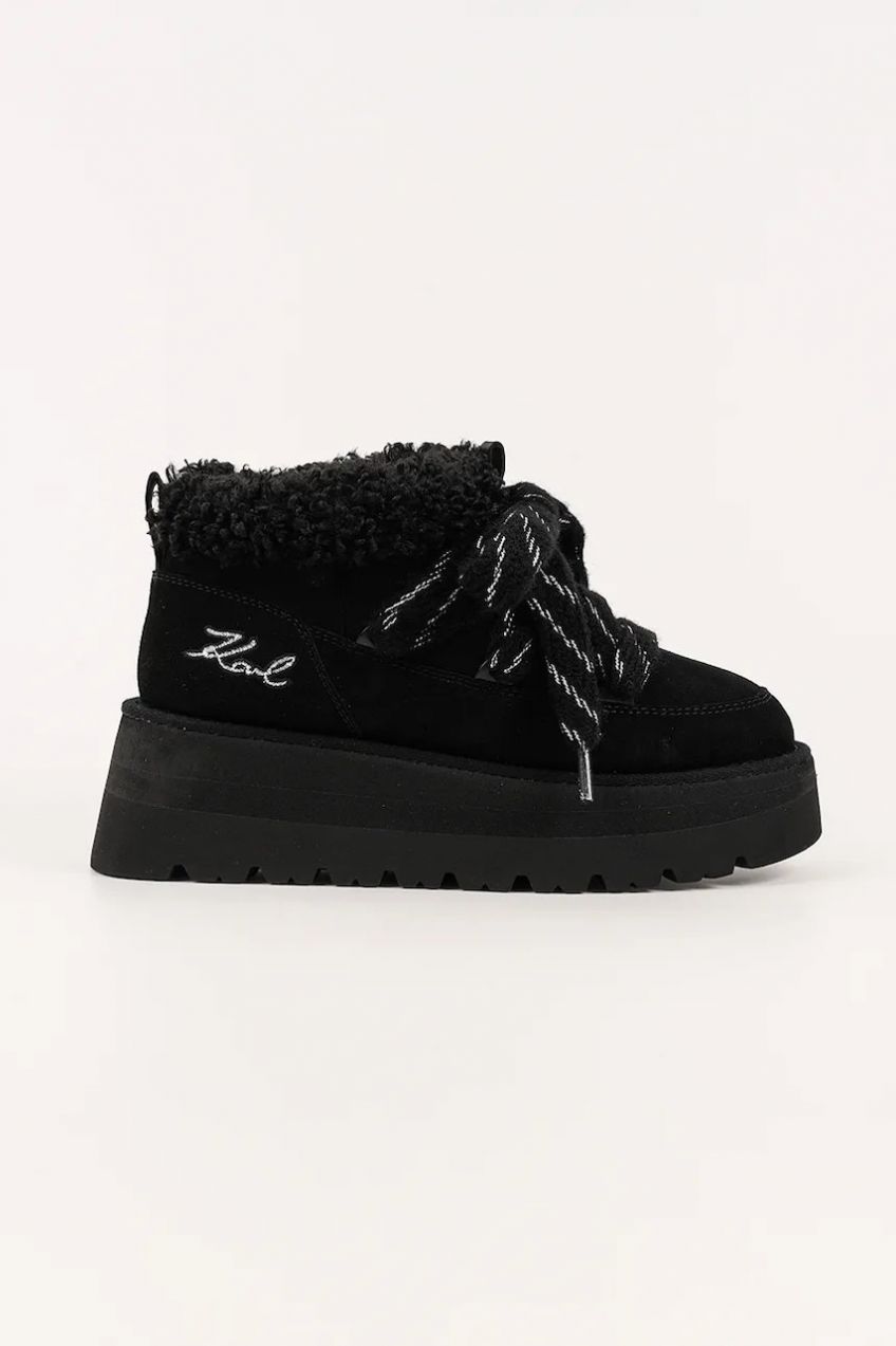 Snehule Karl Lagerfeld SKYLAR čierna farba, KL48632