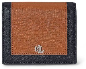 Kožená peňaženka Lauren Ralph Lauren hnedá farba, 432962113