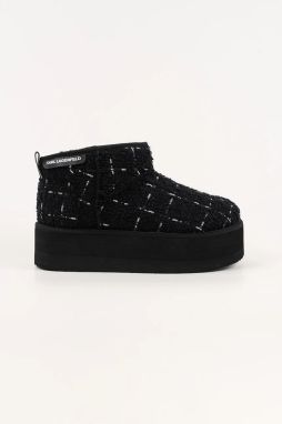Snehule Karl Lagerfeld THERMO čierna farba, KL48523A