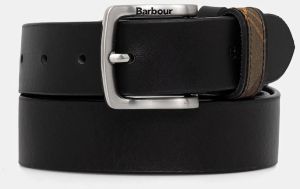 Kožený opasok Barbour hnedá farba, MAC0467