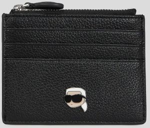 Peňaženka Karl Lagerfeld IKON dámska, čierna farba, A3W32008