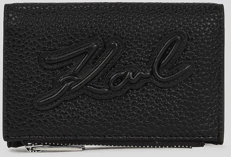 Peňaženka Karl Lagerfeld K/SKUARE dámska, čierna farba, A3W32093