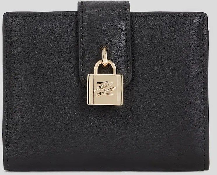 Peňaženka Karl Lagerfeld K/AUTOGRAPH dámska, čierna farba, A3W32039