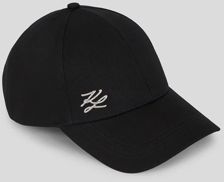 Bavlnená čiapka Karl Lagerfeld K/AUTOGRAPH čierna farba, A3W33015
