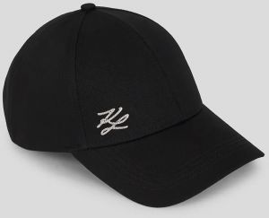 Bavlnená čiapka Karl Lagerfeld K/AUTOGRAPH čierna farba, A3W33015