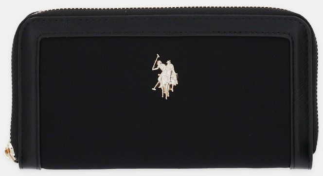 Peňaženka U.S. Polo Assn. Houston dámska, čierna farba, WEUHU6384WZC