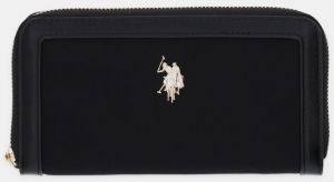 Peňaženka U.S. Polo Assn. Houston dámska, čierna farba, WEUHU6384WZC