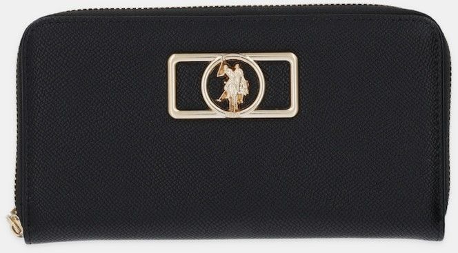 Peňaženka U.S. Polo Assn. Jones dámska, čierna farba, BEUJ88678WVP