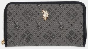 Peňaženka U.S. Polo Assn. New Hampton dámska, čierna farba, WIUN26225WVP