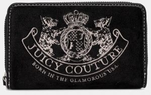 Peňaženka Juicy Couture Twig Narrative dámska, čierna farba, WIJTG8991WZC