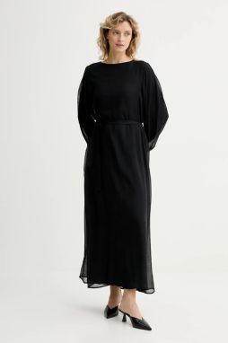 Šaty Answear.LAB čierna farba, maxi, oversize