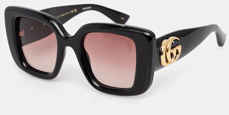Slnečné okuliare Gucci čierna farba, GG1975S