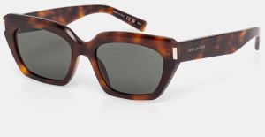 Slnečné okuliare Saint Laurent PAGE hnedá farba, SL 826