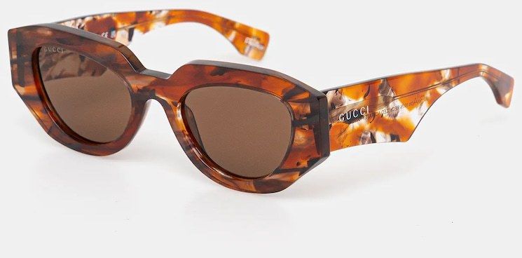 Slnečné okuliare Gucci hnedá farba, GG2007S