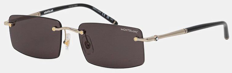 Slnečné okuliare Montblanc zlatá farba, MB0443S