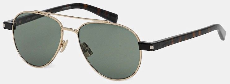 Slnečné okuliare Saint Laurent zlatá farba, SL 843