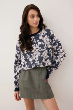 Sveter Bizuu CANELA tmavomodrá farba, CANELA GRANATOWY