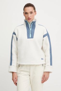 Fleecová mikina Helly Hansen IMPERIAL béžová farba, jednofarebná, 49581
