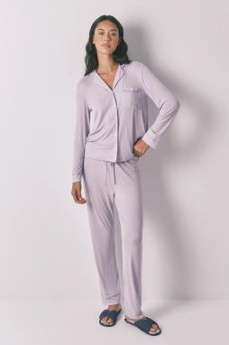 Pyžamo women'secret dámske, fialová farba, 3592438