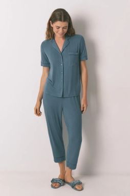 Pyžamo women'secret dámske, zelená farba, 3592437
