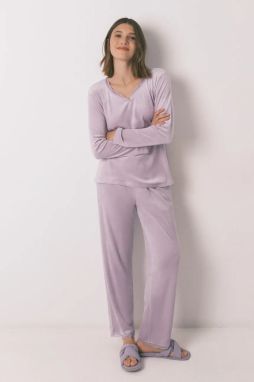 Pyžamo women'secret dámske, fialová farba, 3592436
