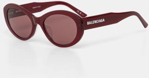 Slnečné okuliare Balenciaga bordová farba, BB0446S