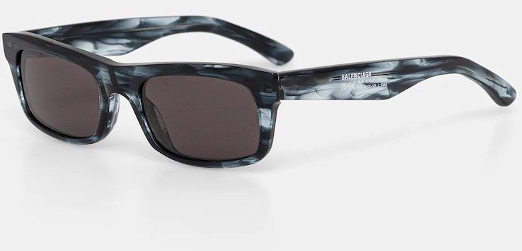 Slnečné okuliare Balenciaga modrá farba, BB0422S
