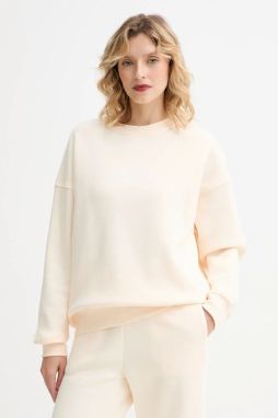 Mikina MUUV. MUUV. x Answear béžová farba, jednofarebná