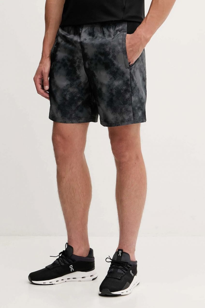 Tréningové šortky adidas Performance Sea Aop čierna farba, JV7246