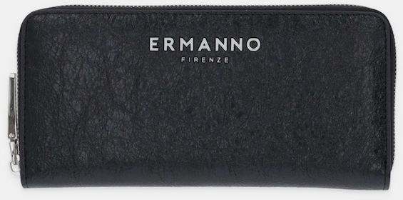 Peňaženka Ermanno Scervino dámska, čierna farba, 12600397