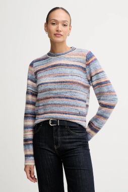 Sveter s prímesou vlny Pepe Jeans modrá farba, PL7000057