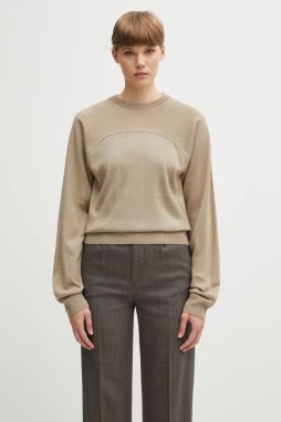 Sveter MM6 Maison Margiela béžová farba, ľahký, S62HL0040.M13188.114