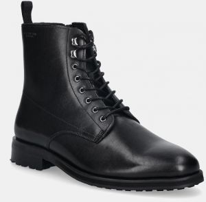 Kožené topánky Vagabond Shoemakers BRIAN čierna farba, 6094-001-20