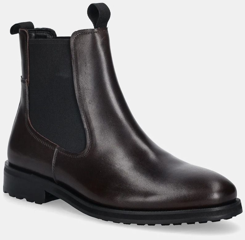 Kožené topánky chelsea Vagabond Shoemakers BRIAN hnedá farba, 6094-101-31